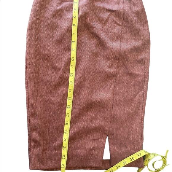 NWT The Limited Maroon midi fitted pencil skirt size 00P - Picture 14 of 14